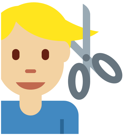Άντρας κουρεύεται: Μεσαία Ανοιχτόχρωμη Επιδερμίδα