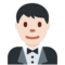 Άντρας με σμόκιν: Ανοιχτόχρωμη Επιδερμίδα