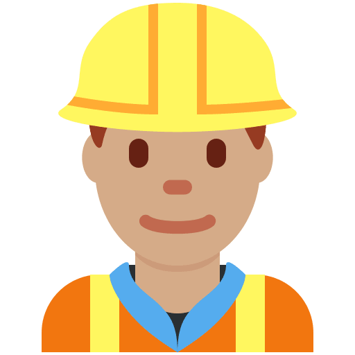 Profesional De La Construcción: Tono de Piel Medio