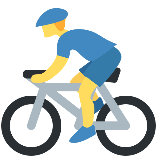 Hombre En Bicicleta
