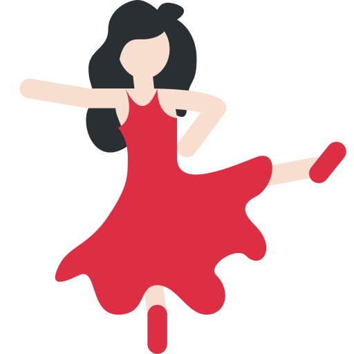 Mujer Bailando: Tono de Piel Claro