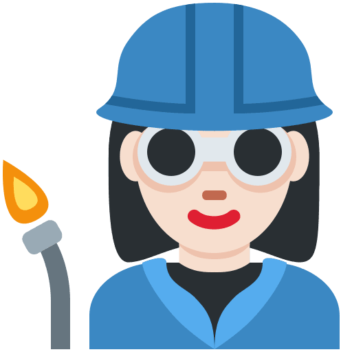 Profesional Industrial Mujer: Tono de Piel Claro
