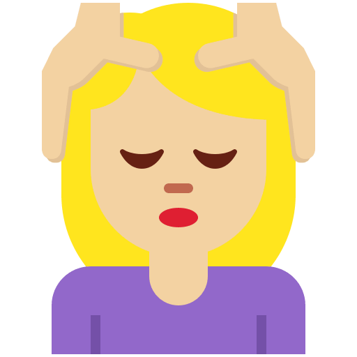 Mujer Recibiendo Masaje: Tono de Piel Claro Medio