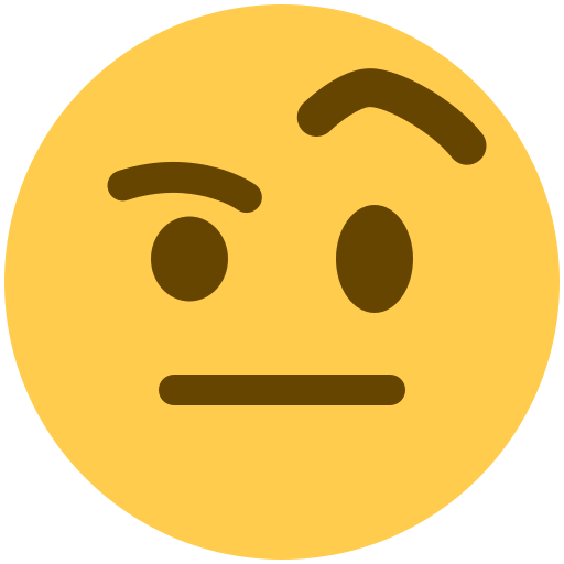 פרצוף עם גבות מורמות