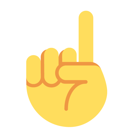 אצבע מצביעה למעלה