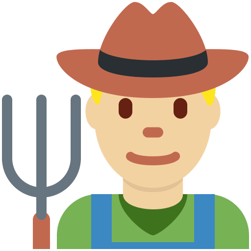 חקלאי: גוון עור בהיר בינוני