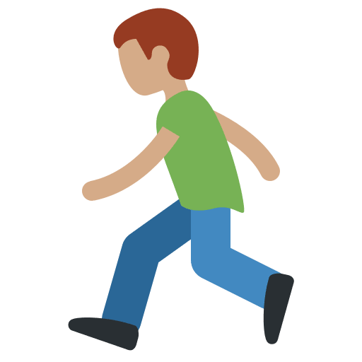 רץ: גוון עור בינוני