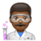 पुरुष वैज्ञानिक: मध्यम-गहरे रंग की त्वचा