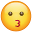 चुंबन वाला चेहरा