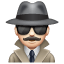 पुरुष जासूस: हल्के रंग की त्वचा