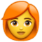 महिला: लाल बाल