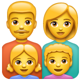 Família: Homem, Mulher, Menina, Menino