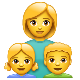 Família: Mulher, Menina, Menino