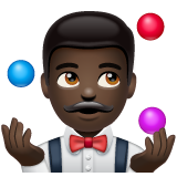 Homem Malabarista: Tom de Pele Escuro