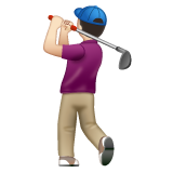 Golfista: Tom de Pele Claro