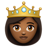 Princesa: Tom de Pele Médio-Escuro