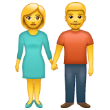 Mulher E Homem De Mãos Dadas