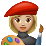 Artista Plástica: Tom de Pele Médio-Claro