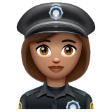 Policial Mulher: Tom de Pele Médio