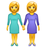 Duas Mulheres De Mãos Dadas