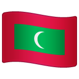 Flagga: Maldiverna