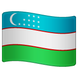 Flagga: Uzbekistan