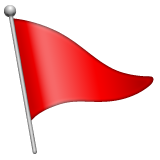 Trekantig flagga