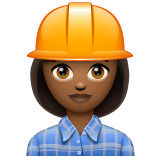 Женщина-строитель: темный тон кожи