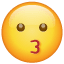 चुंबन वाला चेहरा