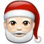 सैंटा क्लॉज़: हल्के रंग की त्वचा