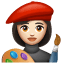 Художниця: Світлий Відтінок Шкіри