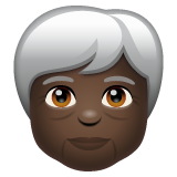 वृद्ध व्यक्ति: गहरे रंग की त्वचा