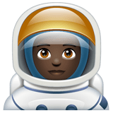 Astronaute: Peau Foncée