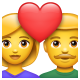 Couple avec cœur: Femme, Homme