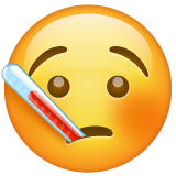 Visage Avec Thermomètre