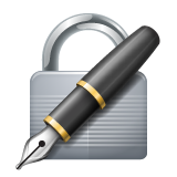 Cadenas Fermé Avec Stylo