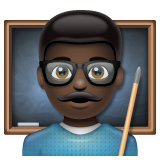 Enseignant: Peau Foncée