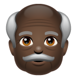 Homme Âgé: Peau Foncée