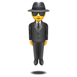 Personne En Costume En Lévitation