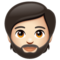 Personne: Peau Claire, Barbe