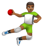Personne Jouant Au Handball: Peau Moyennement Foncée