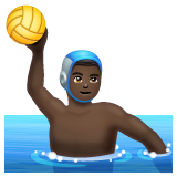 Personne Jouant Au Water-Polo: Peau Foncée