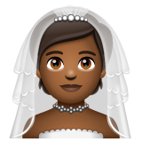 Personne Mariée Avec Voile: Peau Moyennement Foncée