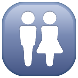Panneau Toilettes