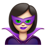 Super-Vilain: Peau Claire