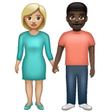 Femme Et Homme Se Tenant La Main: Peau Moyennement Claire, Peau Foncée