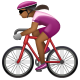 Cycliste Femme: Peau Moyennement Foncée