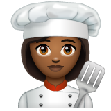 Cuisinière: Peau Moyennement Foncée