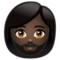 Femme: Peau Foncée, Barbe