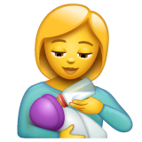 Femme Nourrissant Un Bébé
